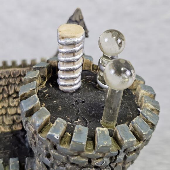 Hawthorne Village Universal Monster Frankenstein Castle Light Figurine Halloween - Picture 9 of 16